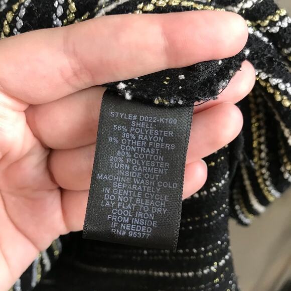 Sanctuary Side Zip metallic Accent Shift Shirt Dress Size Small - Picture 7 of 7